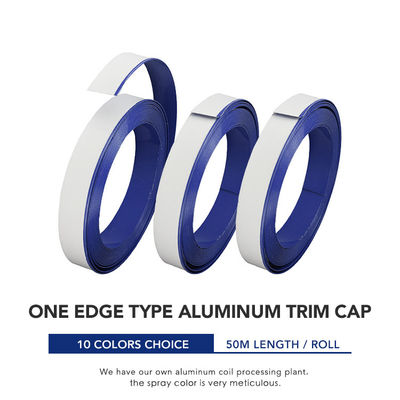 CE 100M อลูมิเนียม Trim Cap Strip Roll สำหรับป้ายช้อปปิ้ง LED