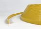 วัสดุป้าย 3 มิติสีเหลืองฝาพลาสติกขอบโดยรอบความปลอดภัยสูงติดตั้งง่าย
